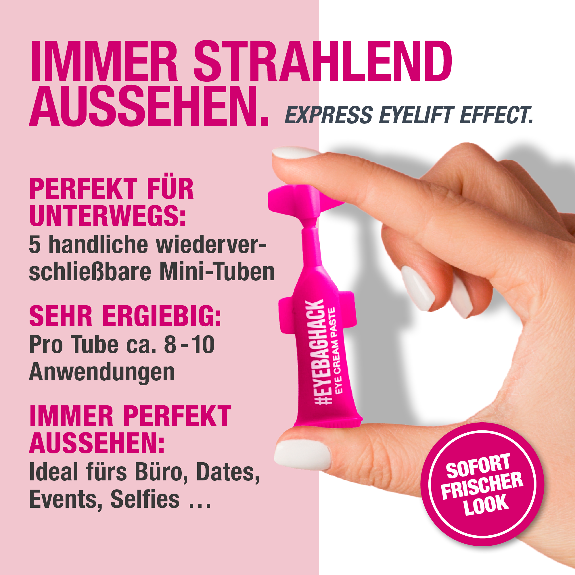 EYEBAGHACK - Express Eyelift Effect