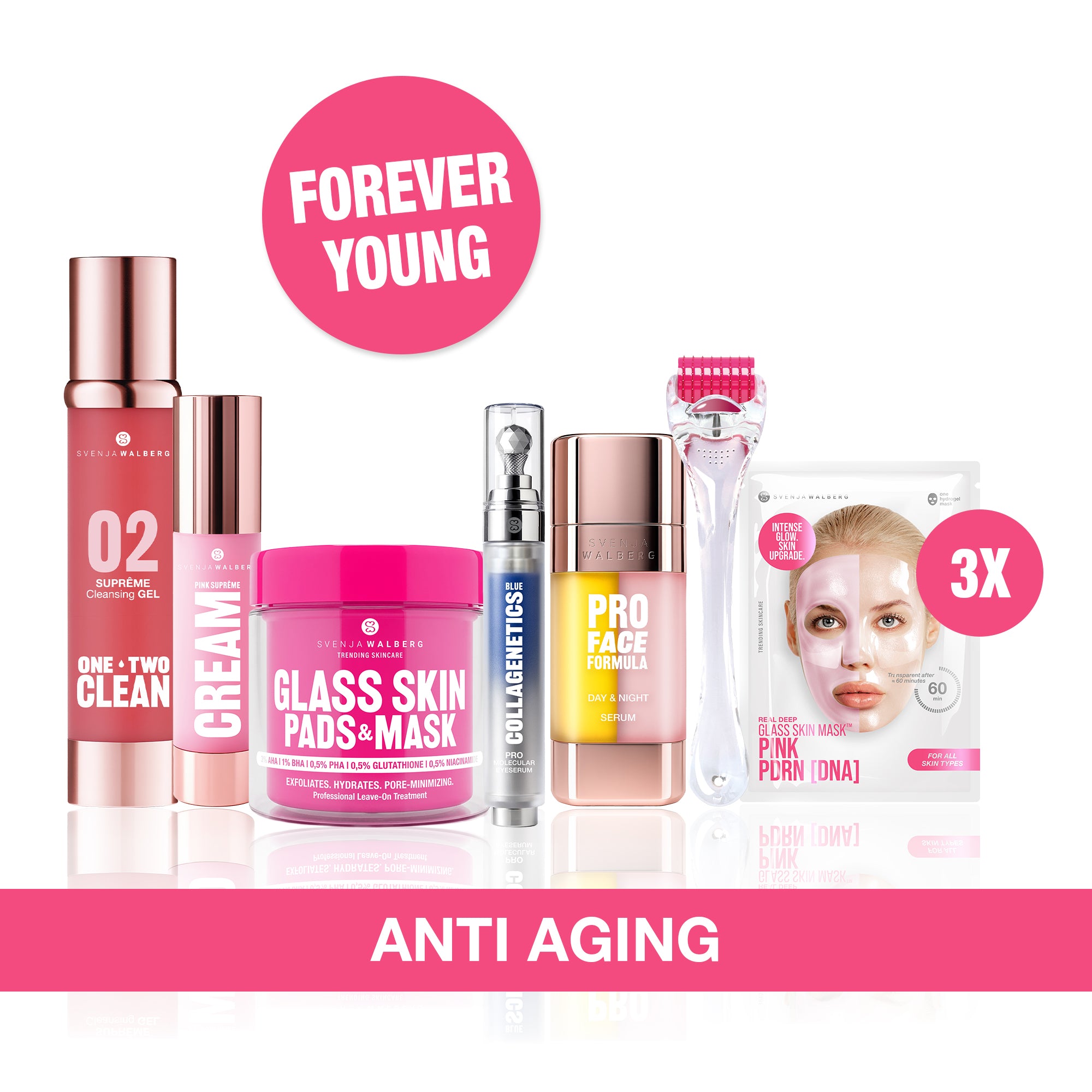 Forever Young Set - Anti Aging Pflege Routine