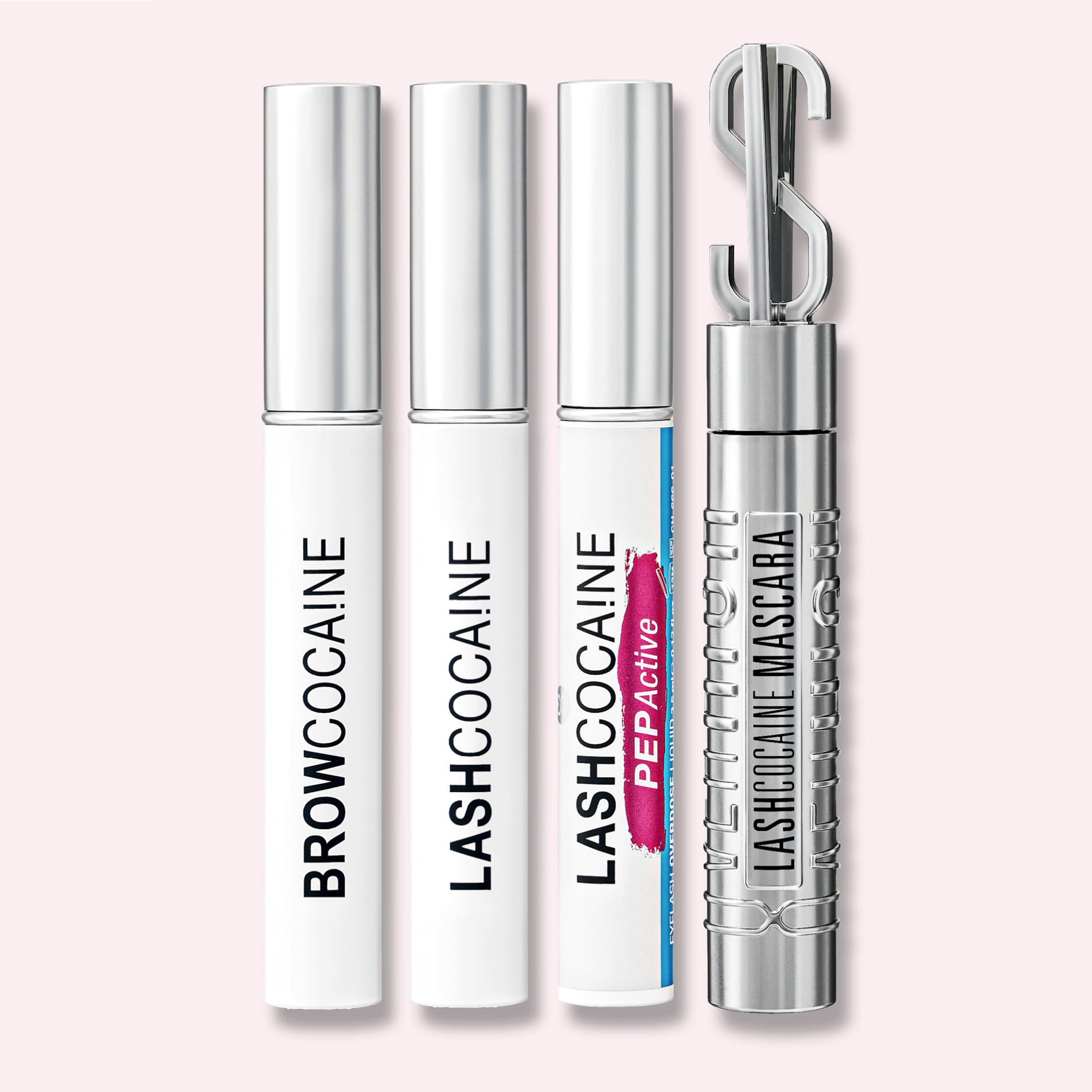 LASHCOCA!NE + LASHCOCA!NE PEPActive + BROWCOCA!NE + LASHCOCA!NE MASCARA BLACK
