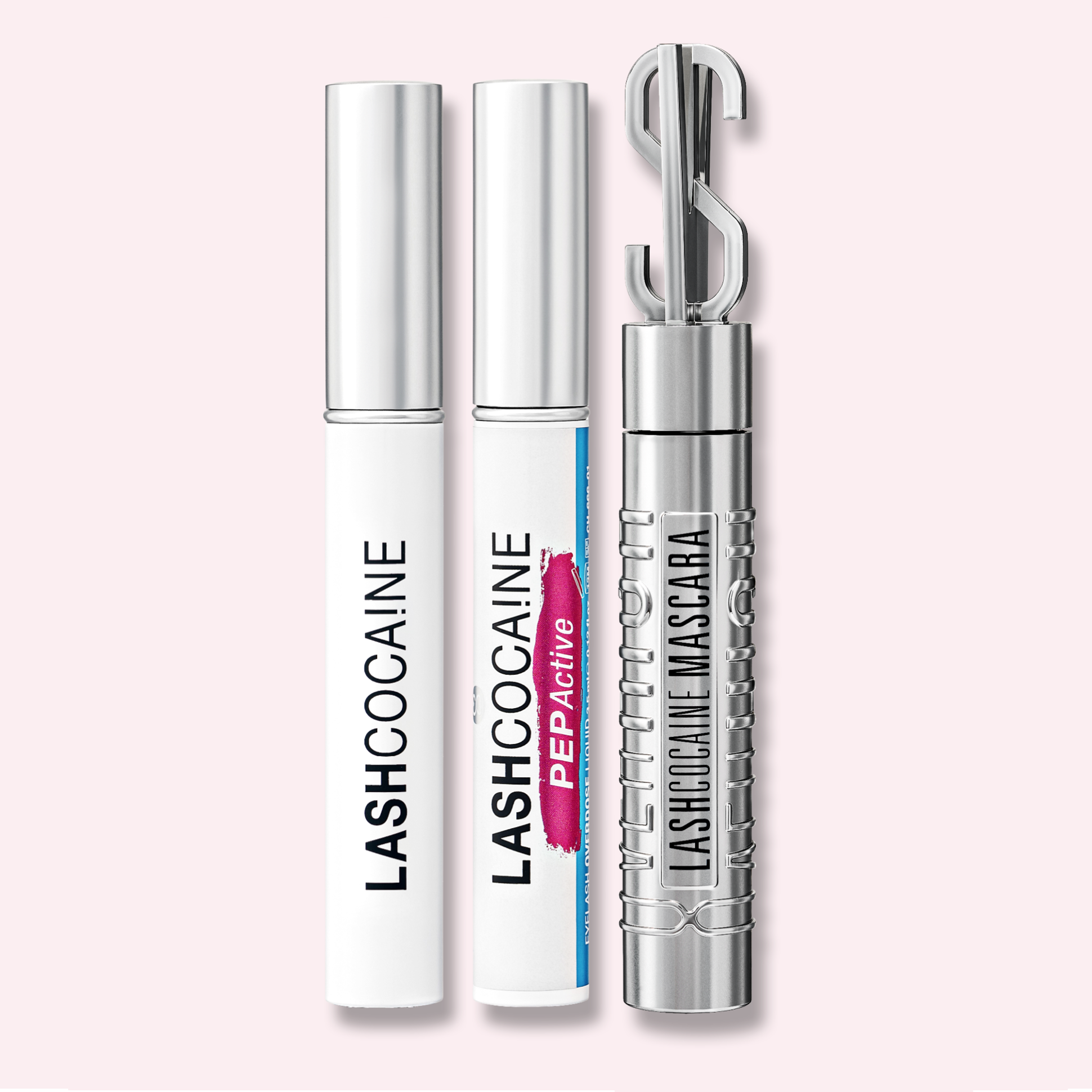 LASHCOCA!NE + LASHCOCA!NE PEPActive + LASHCOCA!NE MASCARA BLACK